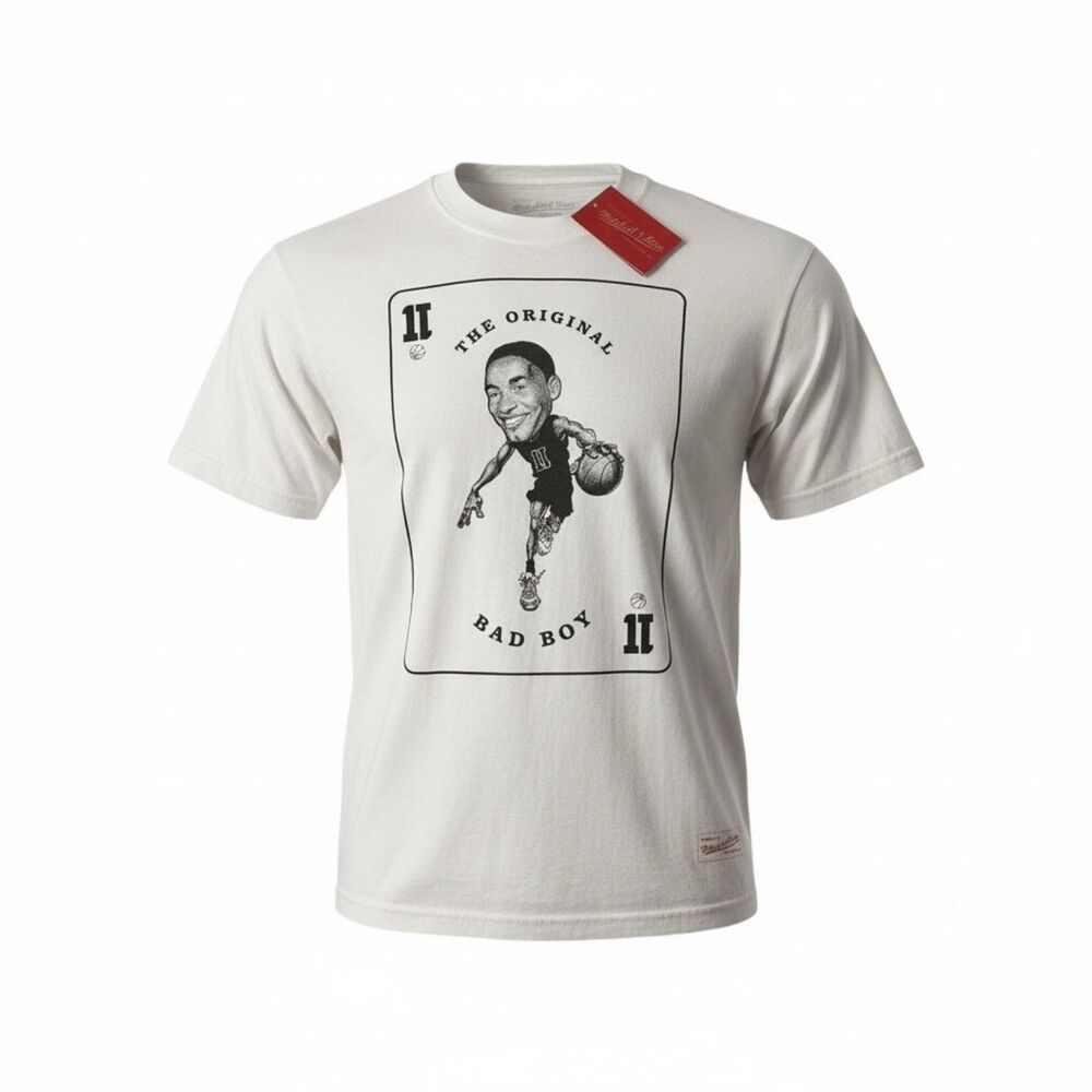 Medium(NEW) Isiah Thomas "The Original Bad Boy" T-Shirt-Mitchell & Ness